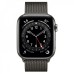 Apple Watch Series 6 44 Stainless Steel Milanese Loop Graphite